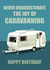 Birthday Caravan and Camping card created by RetroMotion Artwork