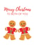 gingerbread Couple Christmas Card 19513 created by Karen Illustrates