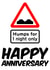 Humps Sign Anniversary Card 20885 created by Sean Robinson