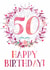 50th Birthday Greeting Card created by Natalie Ryan