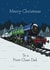 Flying Scotsman steam train Christmas card for a first class Dad created by Evie Garnett Designs