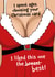 boobs tits Christmas Card 14567 created by Mr Muir