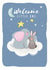 welcome little one new baby New Baby Card 19467 created by Leebee Designs