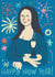 new year mona lisa New Year Card 20891 created by Natalia Gonzalez