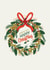 wreath wishing Christmas Card 18575 created by Rock Paper Scissors