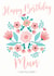 mum classic Birthday Card 20686 created by Trudles Doodles Handmade