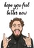 Post Malone Tattoo Get Well Card 18504 created by Amy Louisa