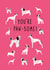 dog pawsome Thank You Card 18808 created by Aimee Smith