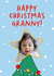 Cute Personalised Christmas Card / Photo Card - For Granny - Happy Christmas Granny! created by The Cake Thief