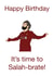 Liverpool FC Salah Birthday Card created by Babs King Design