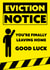 Eviction Notice Leaving Home Card created by Designer By Lockdown