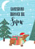 snow dachshund Christmas Card 16259 created by The Arty Apples Limited
