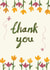 adult bee Thank You Card 22325 created by Bethany Christou
