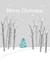 tree woods Christmas Card 42312 created by Tutti Frutti Designs