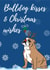 bulldog kisses Christmas Card 46195 created by Hey Bert