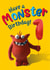 Monster 1st birthday card created by The Supermodels