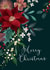 traditional poinsettia Card 12468 created by Victoria Nelson