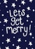merry stars Christmas Card 46294 created by Holly Simone Illustration 