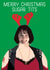 Rude Personalised Nessa Christmas Photo Card - Gavin And Stacey - Merry Christmas Sugar Tits created by Kyleigh Orlebar