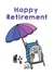 Happy Retirement penguin card created by Penguin Parade