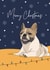 French Bulldog Christmas card created by Evie Garnett Designs