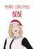 bebe cartoon Christmas Card 42262 created by Graphic Print Company