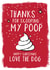 scoop poop Christmas Card 34568 created by High Five Prints Co