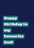 favourite dad Birthday Card 32080 created by DesignsByFKB