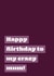 crazy mum Birthday Card 32081 created by DesignsByFKB