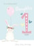 1 1st Birthday Card 20982 created by Little FreyFrey Co.