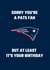 new england patriots new england Birthday Card 20992 created by Nat Yeo