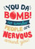 bomb wonder Valentines Day Card 20236 created by Dan McFadden