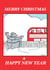 bus snowman Christmas Card 46480 created by Graham Cammillare