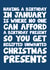 Funny Birthday Card - January Birthday - Skint - Regift created by Designer By Lockdown
