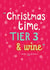 tier 3 wine Christmas Card 44655 created by Gingerbred