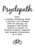 Psyclepath Funny Cyclist Definition Card created by Worry Less Design