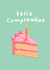 Classic Birthday Card - Cake - Feliz Cumpleaños created by Mikaela Iavarone