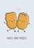 nugs and kisses kissed Valentines Day Card 17295 created by Creaternet