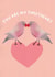tweetheart pun Valentines Day Card 17033 created by Christine Hooper