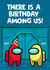 sus among us Birthday Card 17620 created by @donosdoodles