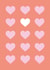 love hearts Valentines Day Card 21025 created by ER
