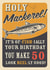 Retro Adult Holy Mackerel Fish 50th Birthday Card created by Emoticology Cards