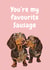 favourite animals Valentines Day Card 20655 created by Studio Woof