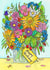 vase flowers Birthday Card 46634 created by Nicole Janes