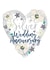 silver flower Anniversary Card 9603 created by Katie Phythian Design