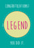 You legend! created by Kritter Design