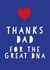 funny dna birthday card for dad created by Afewhometruths