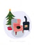 card pack traditional Christmas Card 14613 created by Letter V Prints