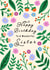 Floral wonderful sister birthday card created by Kamiya Chirodian