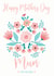 flower floral Mothers Day Card 45705 created by Trudles Doodles Handmade